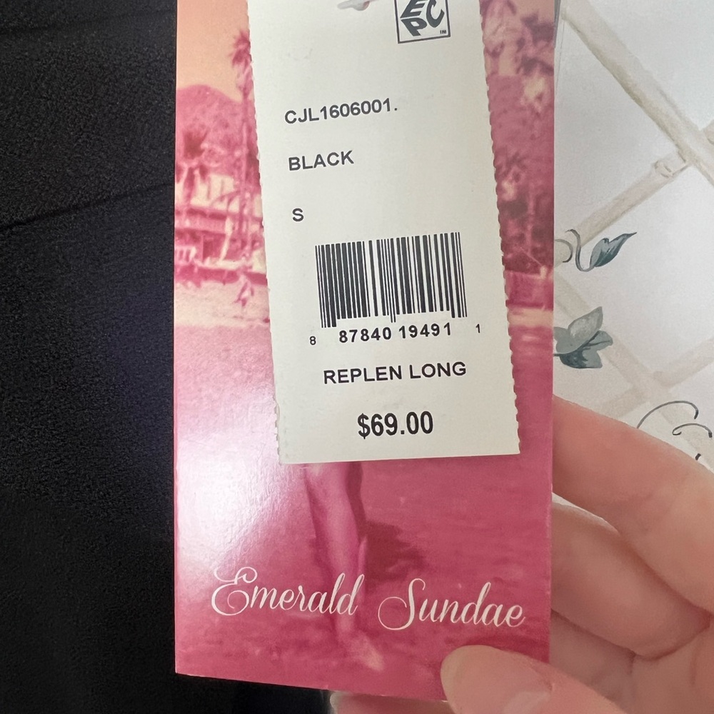 CLEARANCE Women’s Sexy Black Floor Length Sweetheart Neckline Dress W Leg Slit - Picture 8 of 16